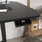 Homall 63 Inches Electric Height Adjustable Standing Desk, Large Desktop Stand Up Desk