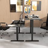 Homall 63 Inches Electric Height Adjustable Standing Desk, Large Desktop Stand Up Desk