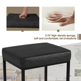 Homall Backless Modern Square Bar tools, 24Counter Height Island Chairs, Set of 2