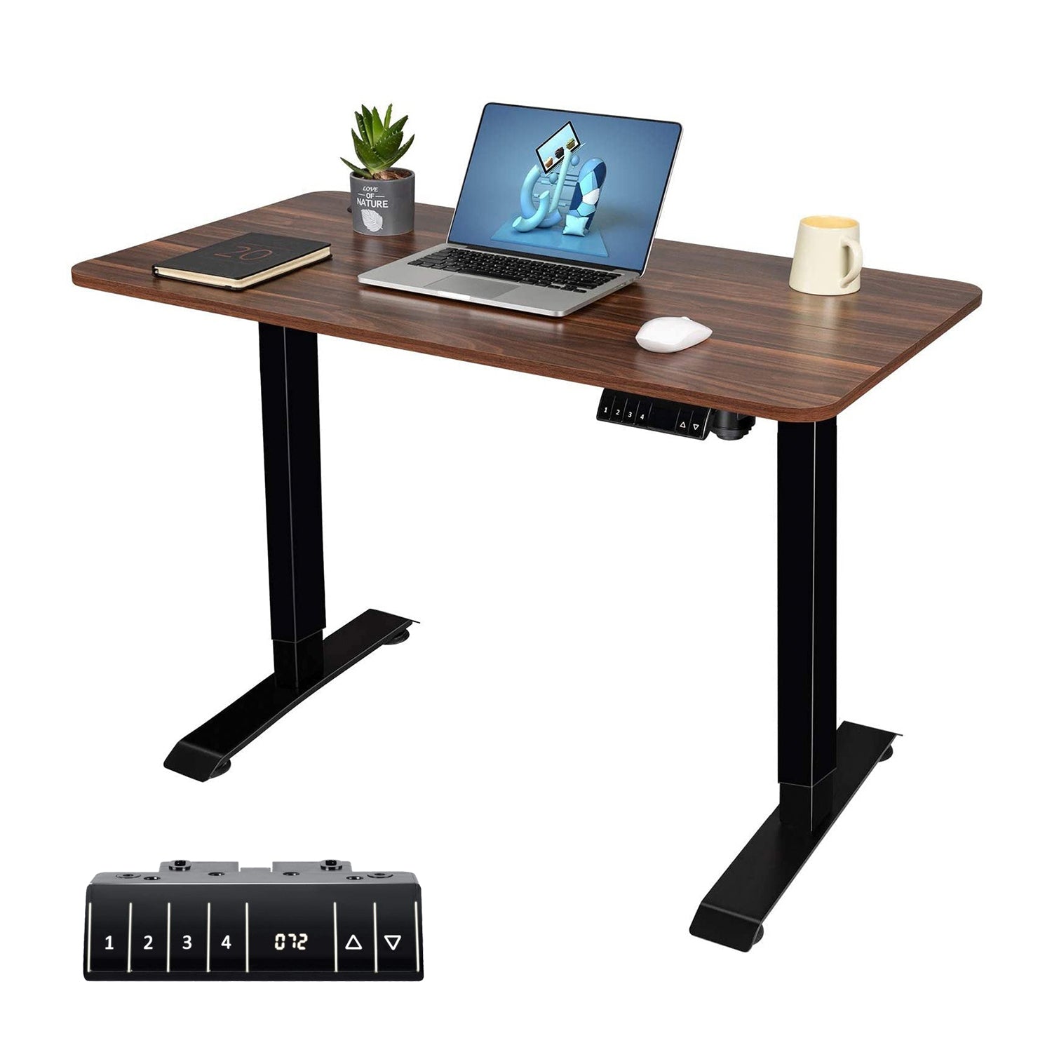 Homall Electric Standing Desk, Height Adjustable 43 Inches Office Desk