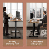 Homall Electric Standing Desk Height Adjustable Office Stand Desk with Preset Height Memory Controller, 47 Inches