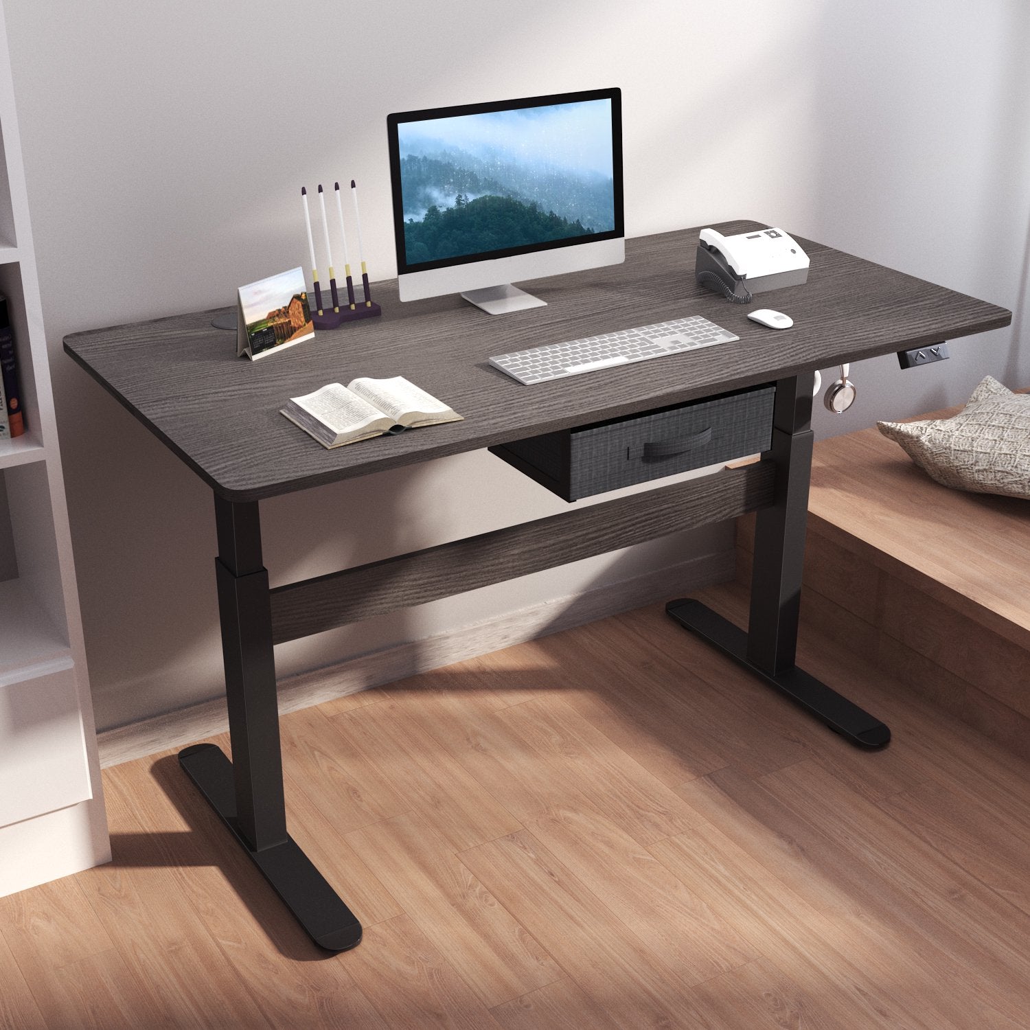 Homall Electric Standing Desk with Drawer, 43.3 Inch