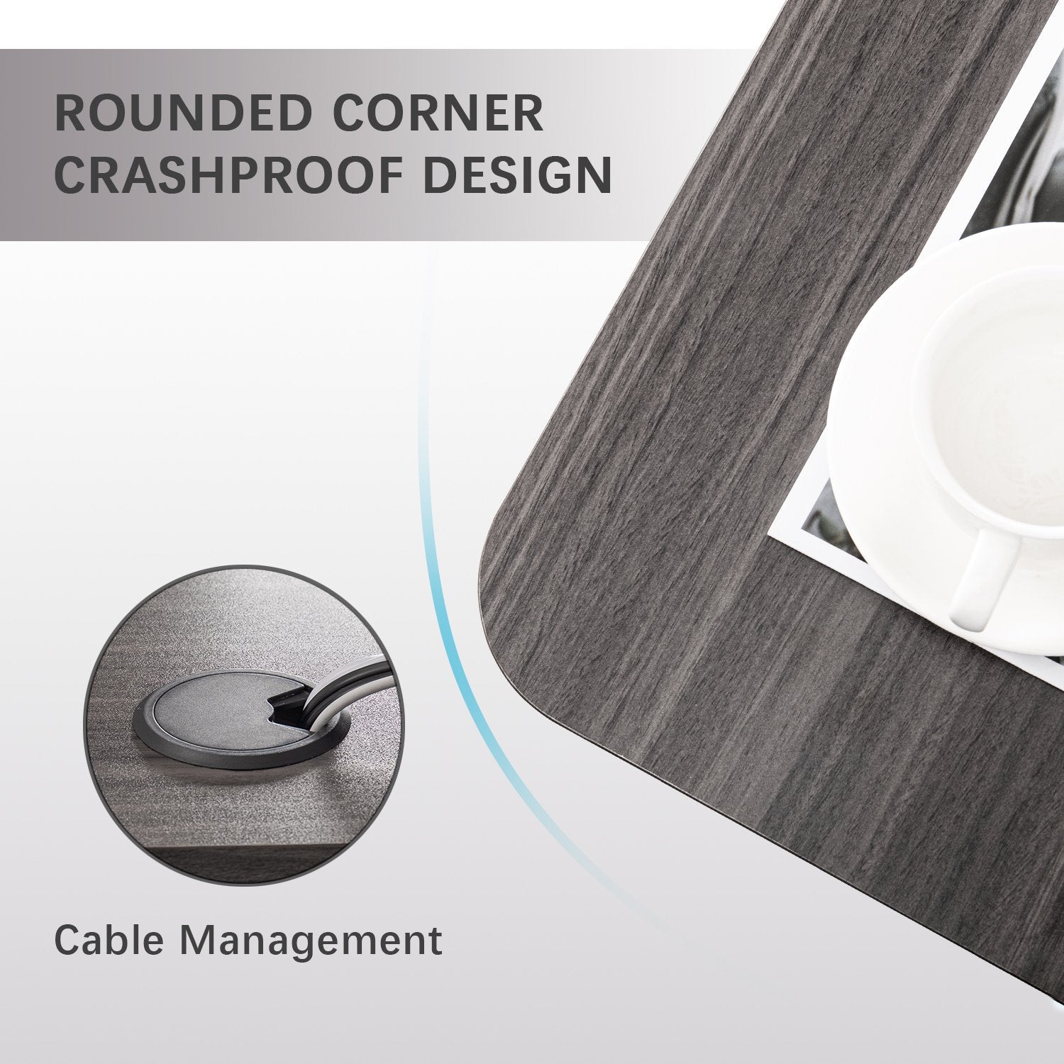 Homall Electric Standing Desk with Drawer, 43.3 Inch