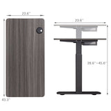 Homall Electric Standing Desk with Drawer, 43.3 Inch