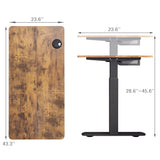 Homall Electric Standing Desk with Drawer, 43.3 Inch