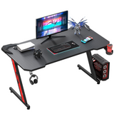 Homall 44in Gaming Desk Z Shaped PC Gaming Table Home Office Workstation