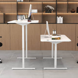 Homall 55 Inches Electric Standing Desk with Splice Board