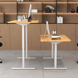 Homall 55 Inches Electric Standing Desk with Splice Board