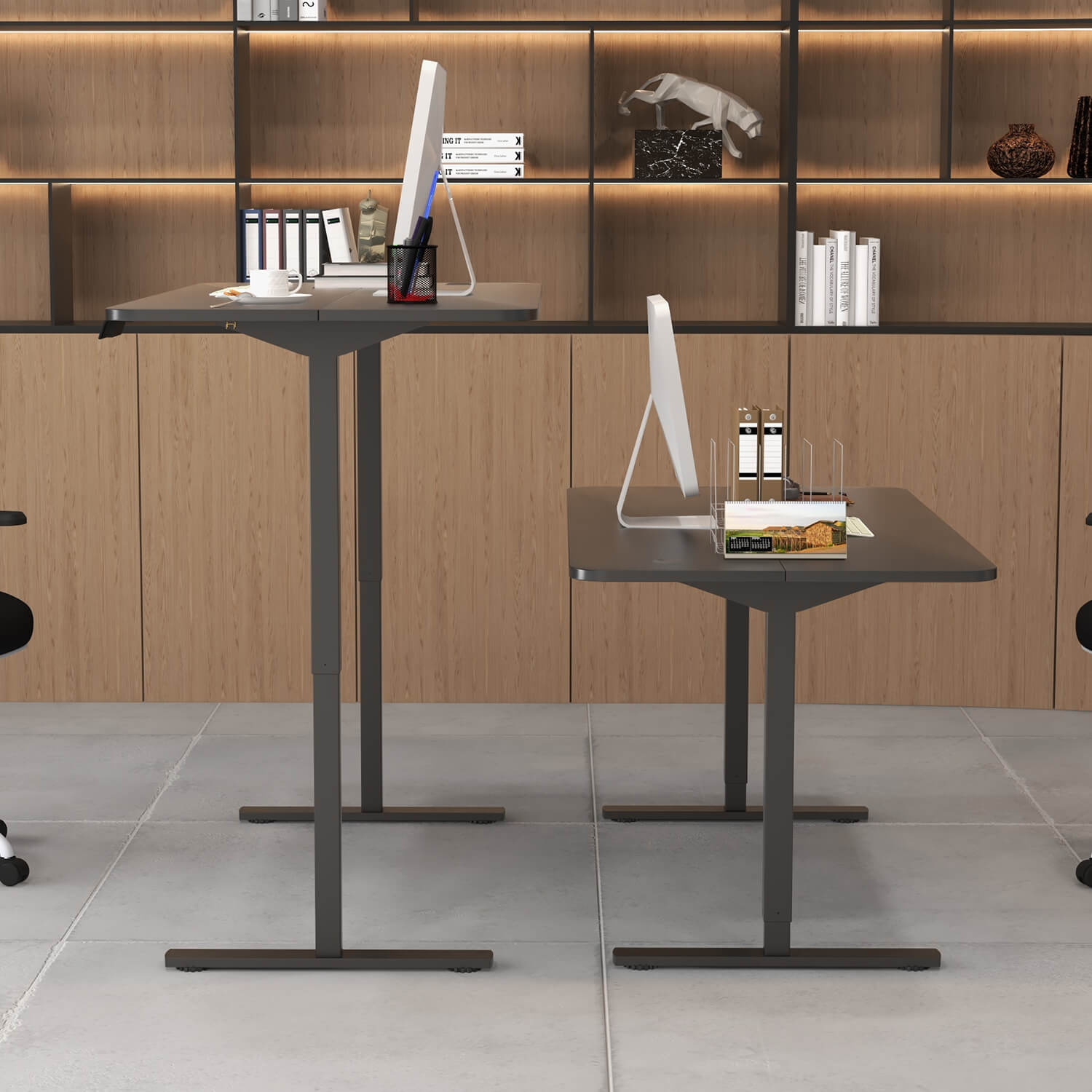 Homall 55 Inches Electric Standing Desk with Splice Board