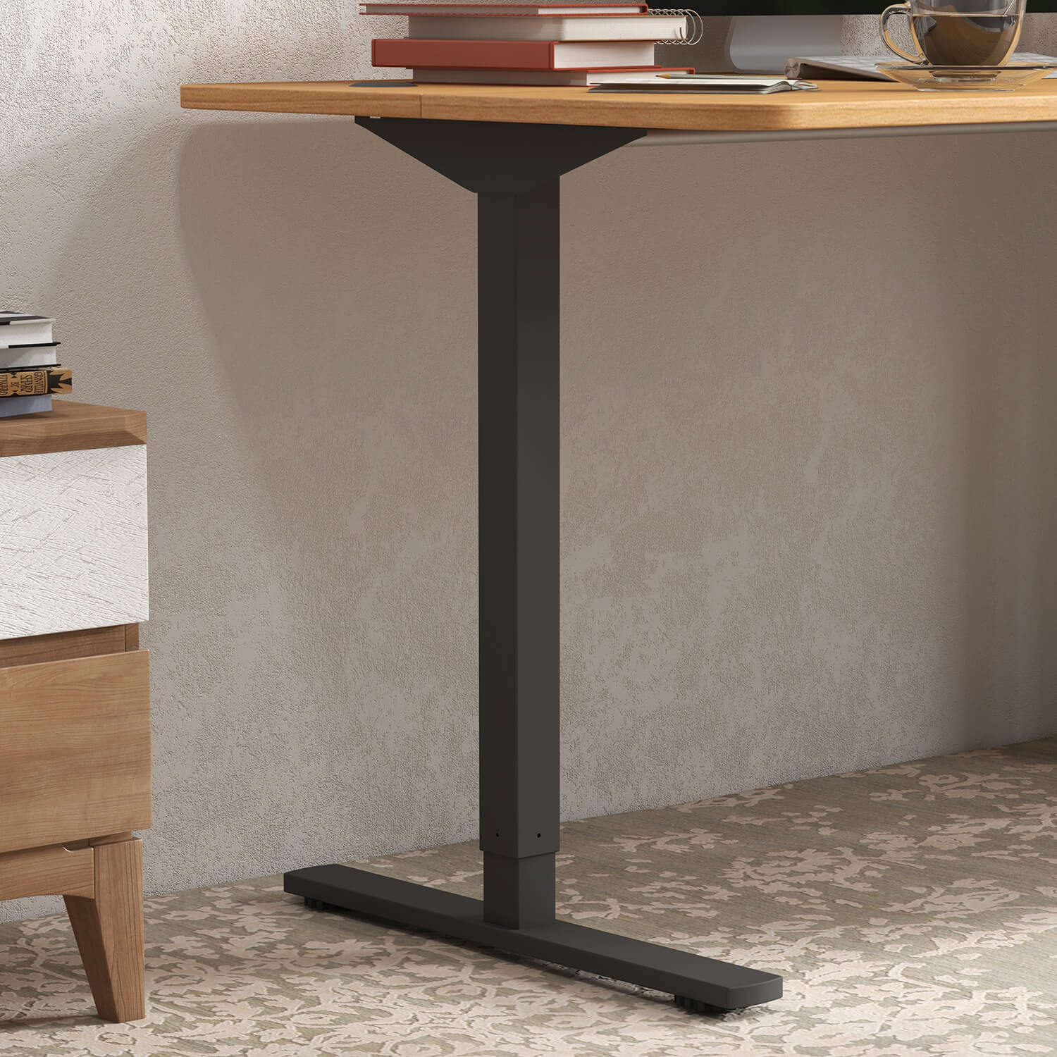 Homall 55 Inches Electric Standing Desk with Splice Board