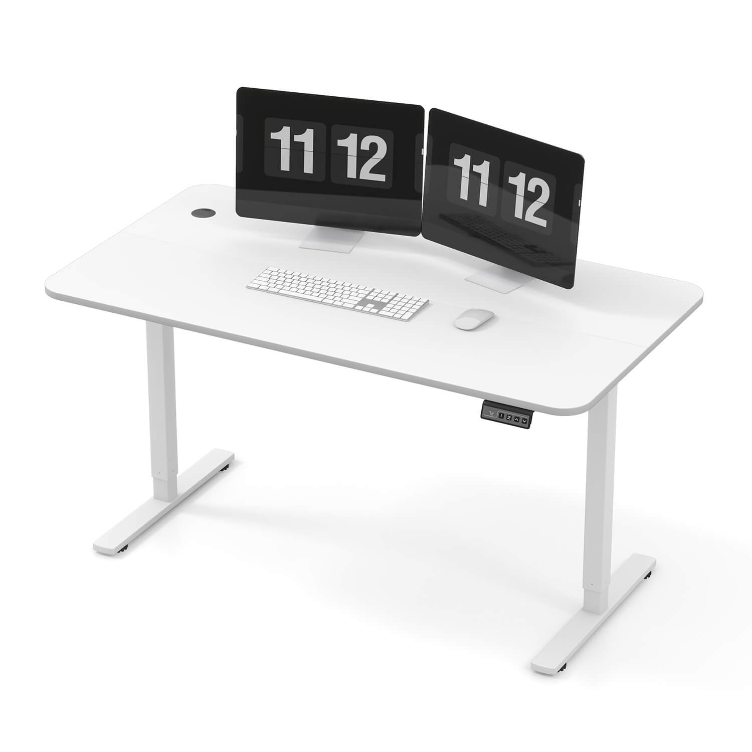 Homall 55 Inches Electric Standing Desk with Splice Board