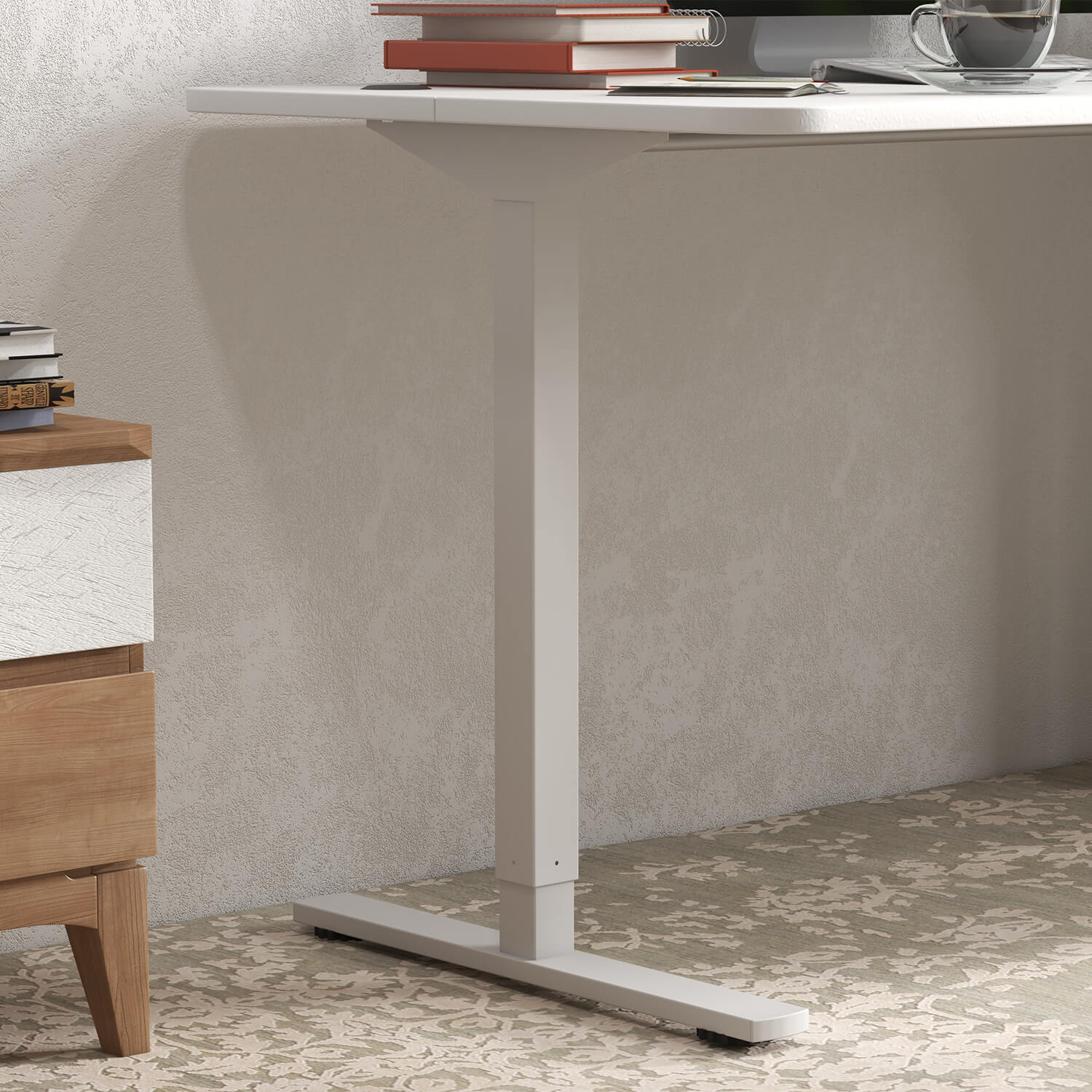 Homall 55 Inches Electric Standing Desk with Splice Board