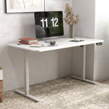 Homall 55 Inches Electric Standing Desk with Splice Board