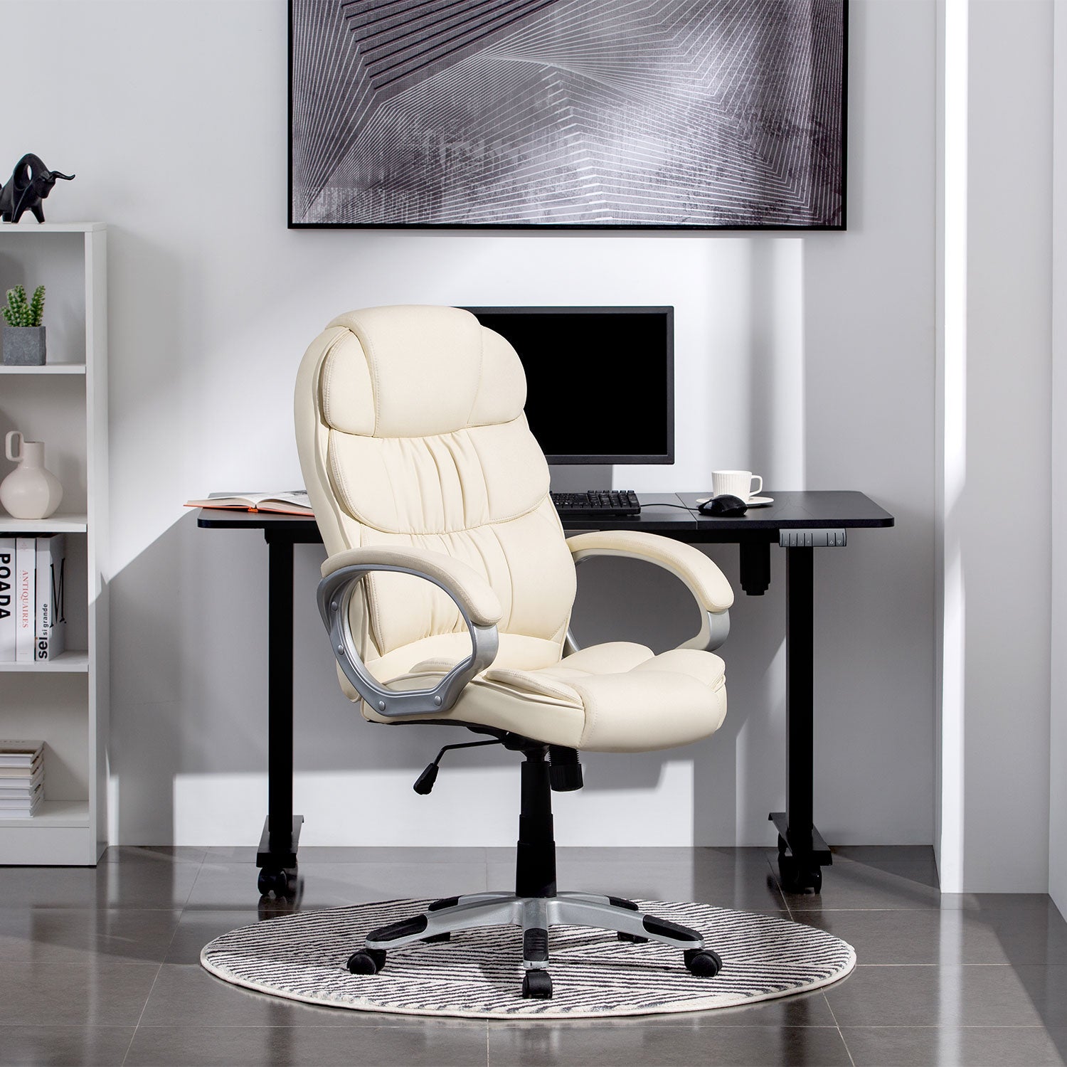Homall High Back Executive Leather Office Chair, Adjustable Swivel Computer Chair