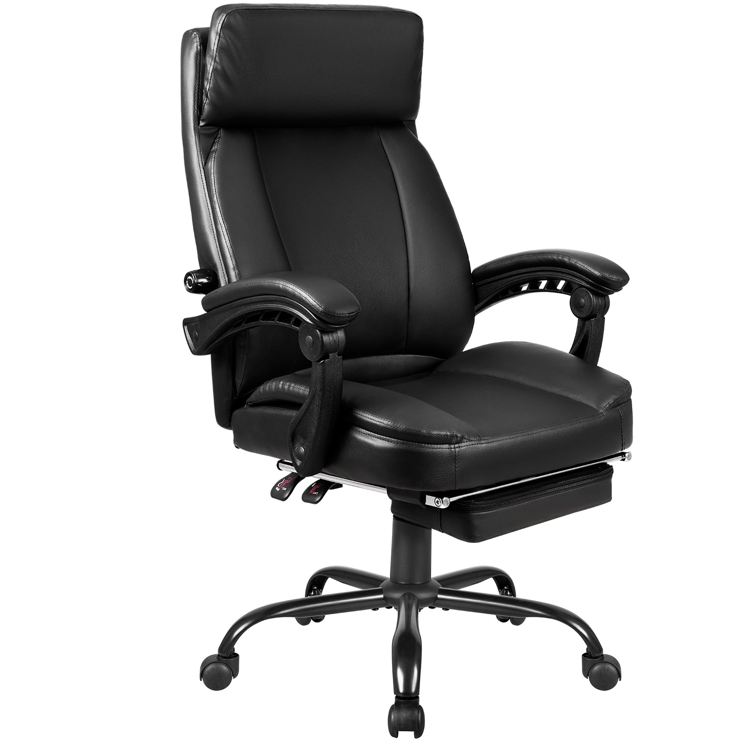 Homall High Back Office Chair, Executive Leather Desk Chair with Footrest