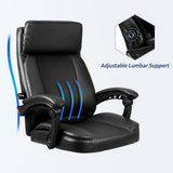 Homall High Back Office Chair, Executive Leather Desk Chair with Footrest