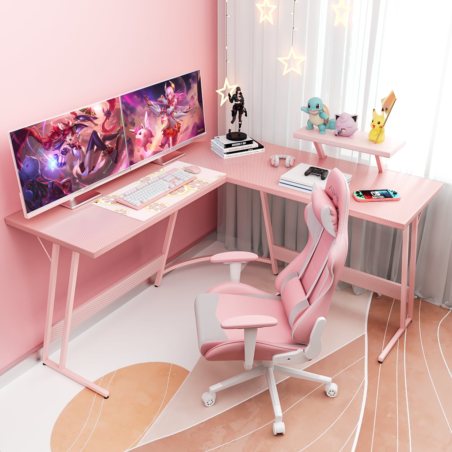 Homall L Shaped Gaming Desk Corner Computer Desk