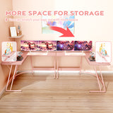 Homall L Shaped Gaming Desk Corner Computer Desk