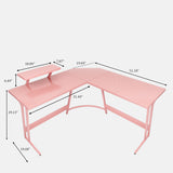 Homall L Shaped Gaming Desk Corner Computer Desk