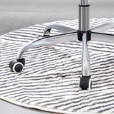 Homall Ribbed Office Chair Mid-Back PU Leather Desk Chair Adjustable Swivel Chair