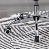 Homall Ribbed Office Chair Mid-Back PU Leather Desk Chair Adjustable Swivel Chair