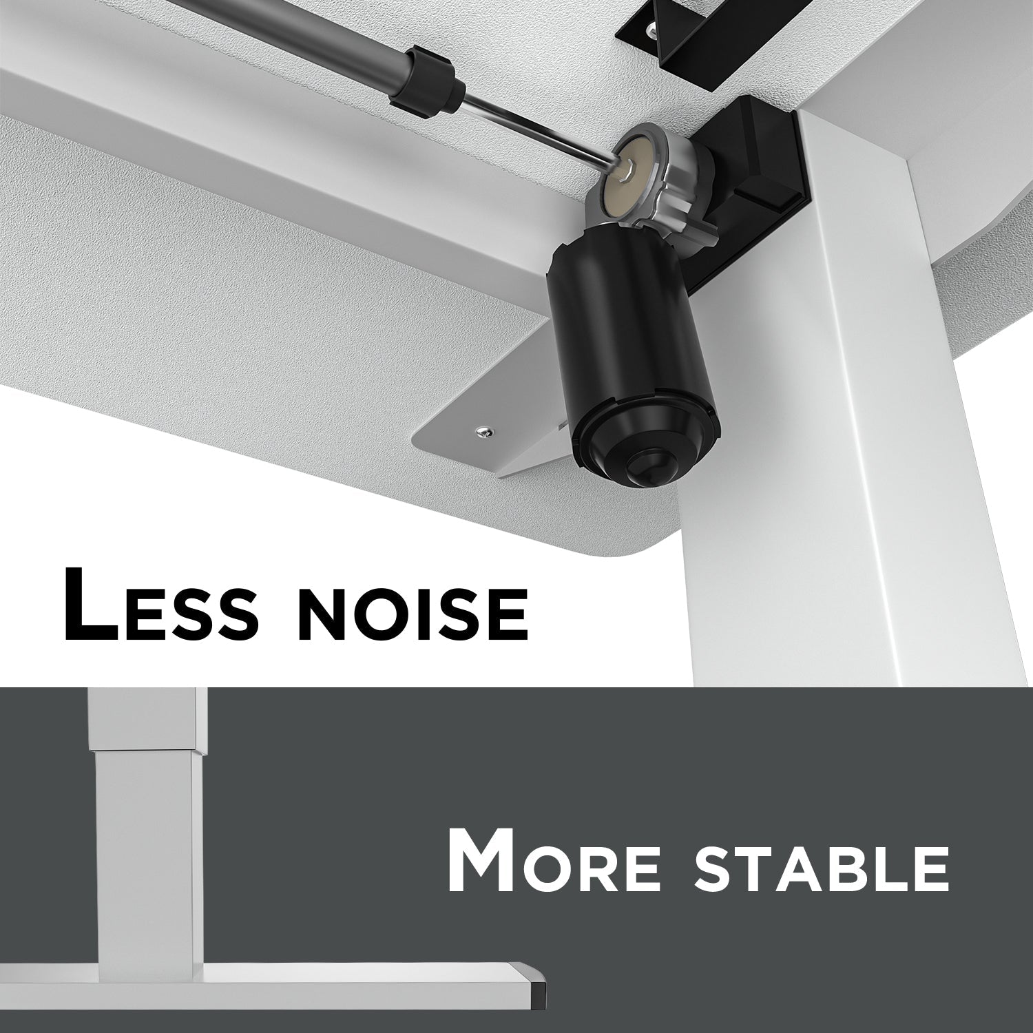 Homall 47/55 inches Standing Desk with Splice Board, Home Office Workstation Stand up Desk