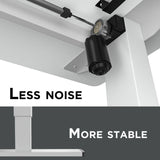 Homall 47/55 inches Standing Desk with Splice Board, Home Office Workstation Stand up Desk