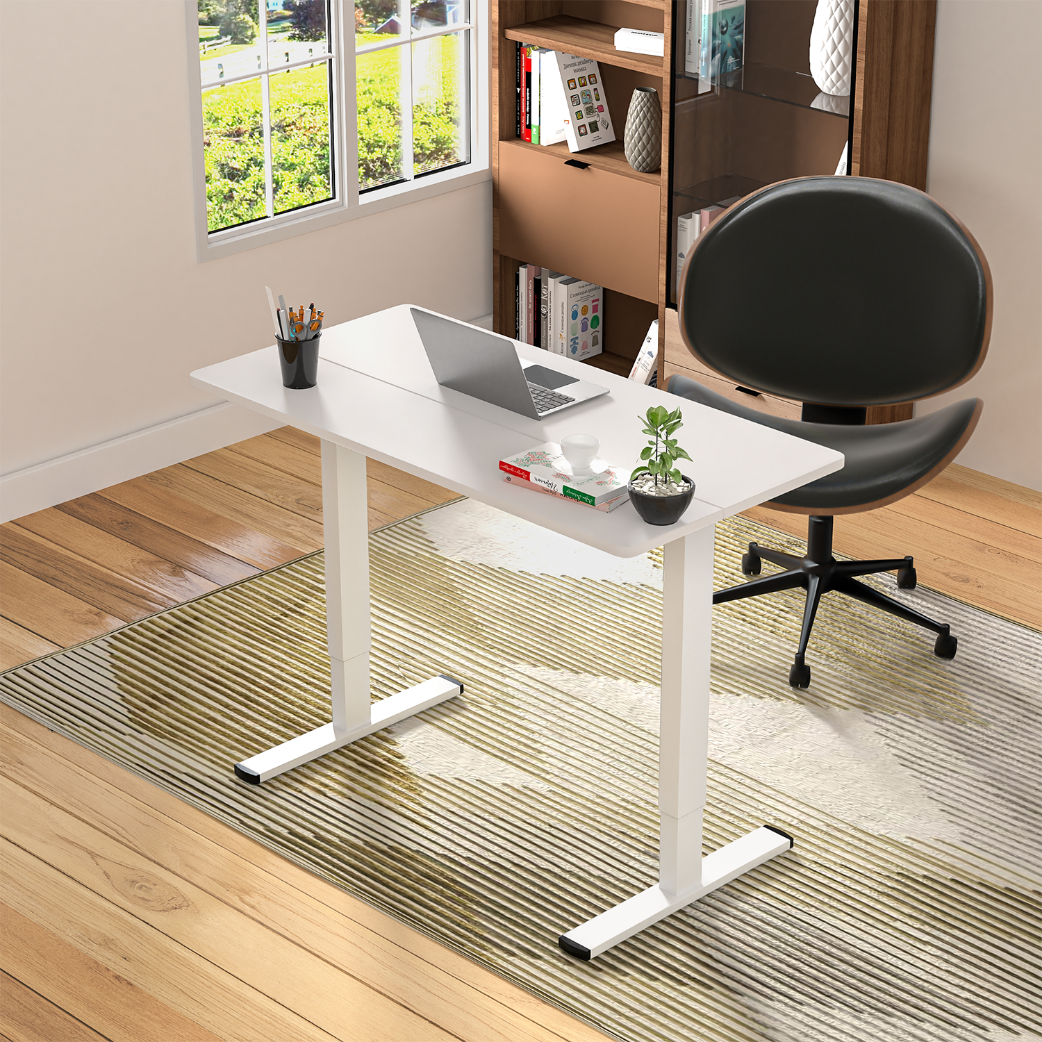 Homall 47/55 inches Standing Desk with Splice Board, Home Office Workstation Stand up Desk