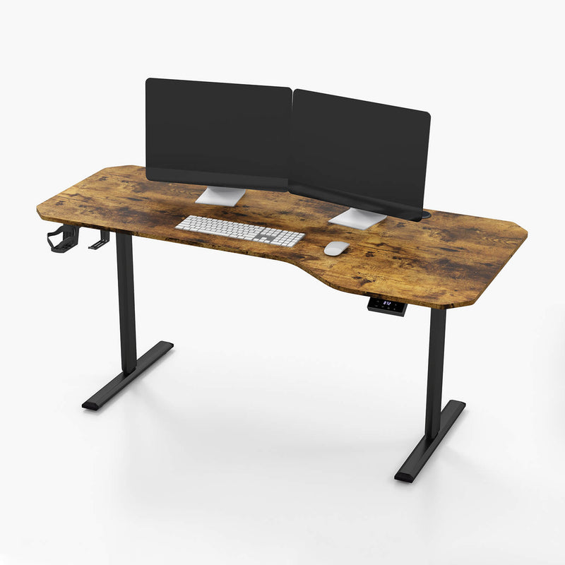 Homall Height Adjustable Electric Standing Desk 43"/55"/63" Computer Table, Home Office Workstation