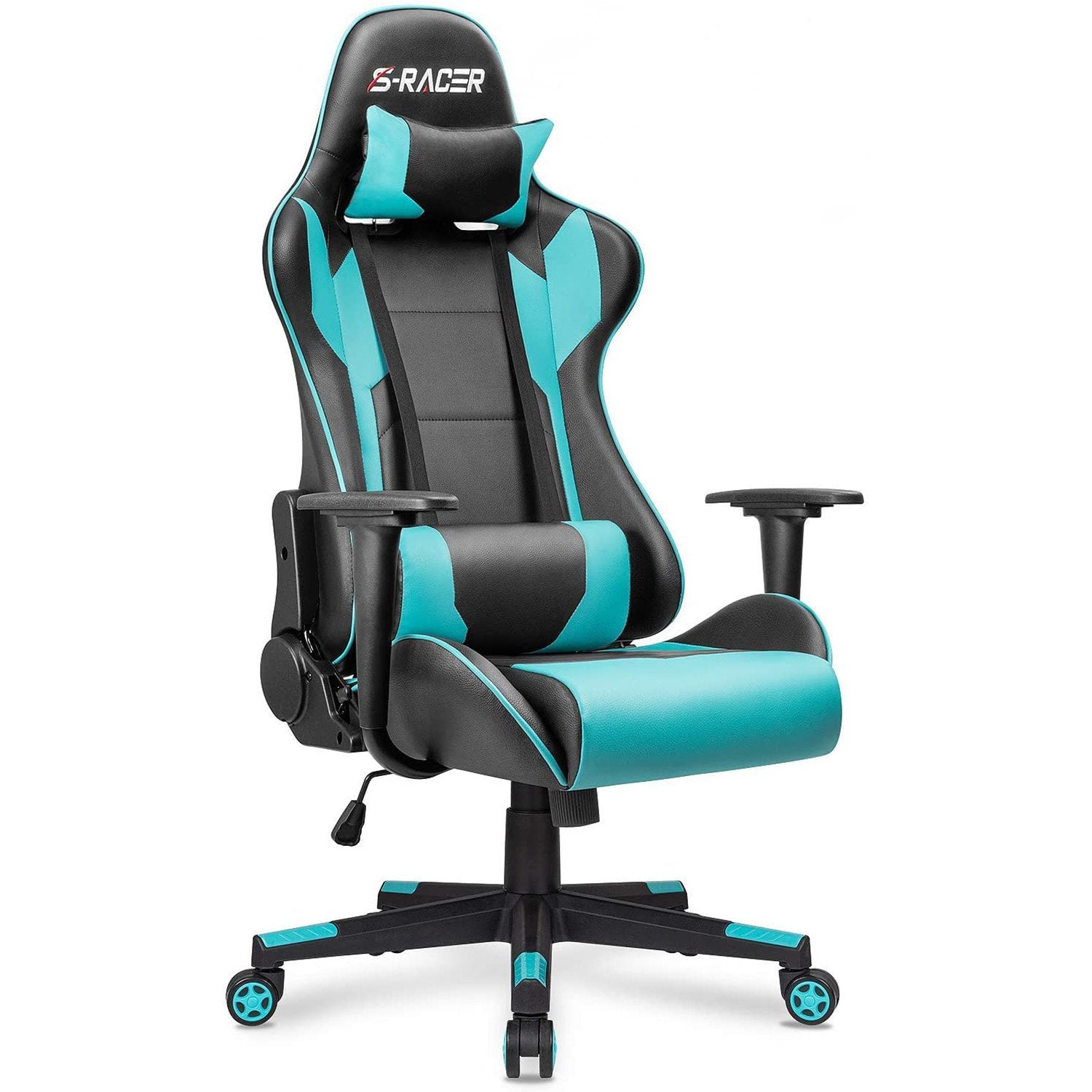Homall Gaming Chair Racing Chair Computer Desk Chair with Headrest and Lumbar Support