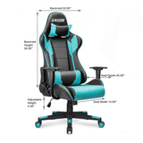 Homall Gaming Chair Racing Chair Computer Desk Chair with Headrest and Lumbar Support