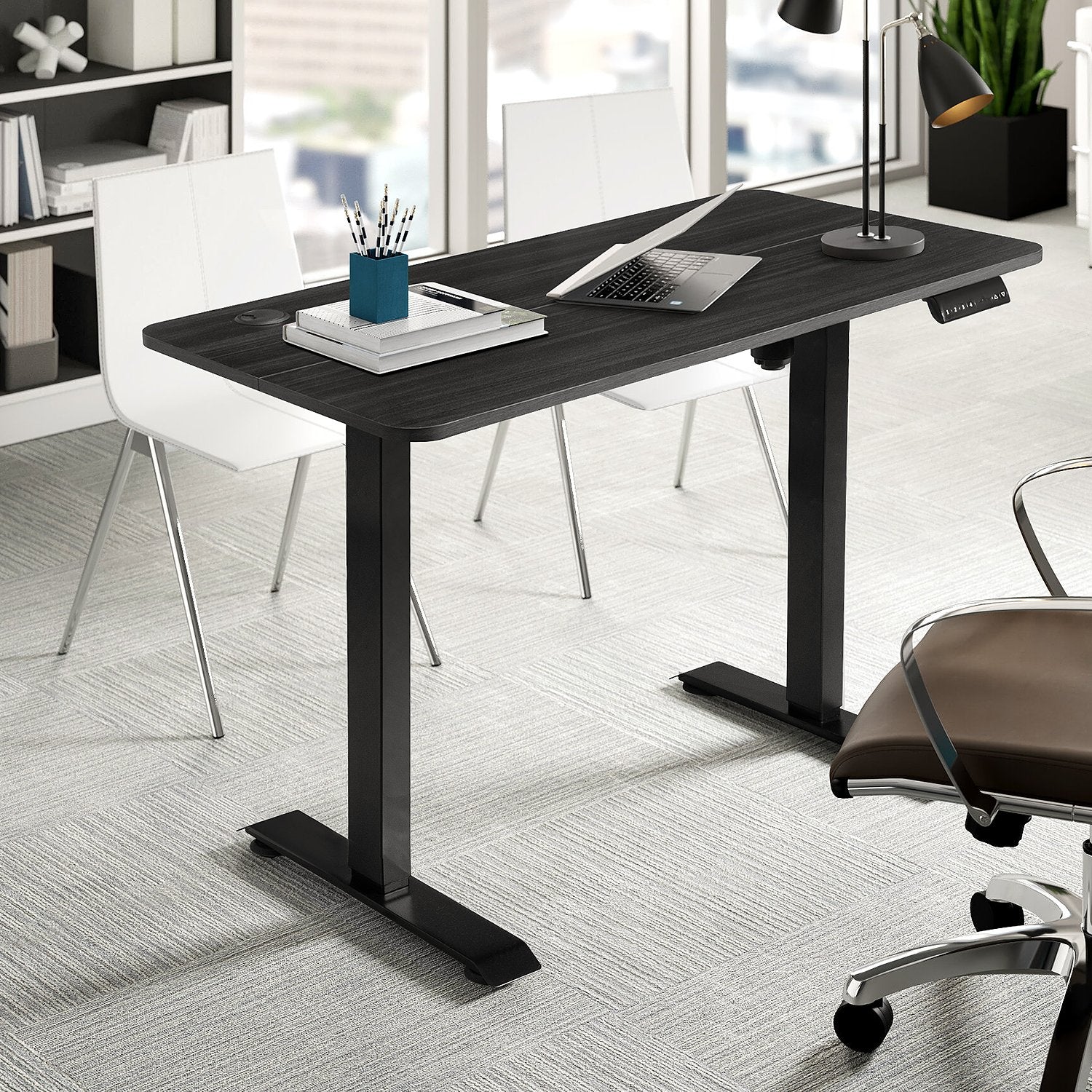 Homall Electric Standing Desk, Height Adjustable 43 Inches Office Desk