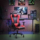 Homall Gaming Chair Office Chair High Back Racing Computer Chair PU Leather Adjustable Seat Height Swivel Chair Ergonomic Executive Chair with Headrest