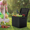 Homall 31 Gallon Outdoor Deck Box In Resin with Seat