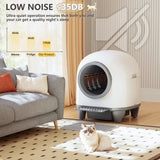 Homall Self-Cleaning Cat Litter Box with App Control and Safety Protection, WiFi, Automatic, and Waste Bags