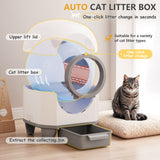 Homall Self-Cleaning Cat Litter Box with App Control and Safety Protection, WiFi, Automatic, and Waste Bags