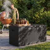 Homall 100 Gallon Outdoor Box Deck Plastic Resin Storage Box