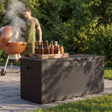 Homall 100 Gallon Outdoor Box Deck Plastic Resin Storage Box