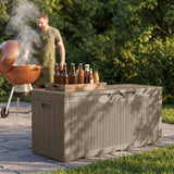 Homall 100 Gallon Outdoor Box Deck Plastic Resin Storage Box