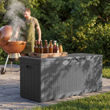 Homall 100 Gallon Outdoor Box Deck Plastic Resin Storage Box