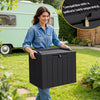 Homall 31 Gallon Outdoor Deck Box In Resin with Seat