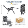 Lacoo Zero Gravity Chair Patio Outdoor Foldable Lawn Lounge Chair Reclining Chair with Adjustable Pillow Pack of 2
