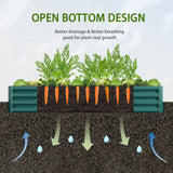 Homall Galvanized Raised Garden Bed Planter Raised Beds Outdoor Garden Boxes Large Metal Planter Box Steel Kit for Vegetables Flowers Herb