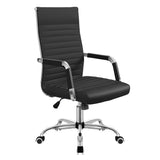 Homall Mid-Back Faux Leather Office Desk Chair Executive Conference Task Chair with Arms