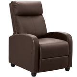 Homall Recliner Chair Padded Seat Pu Leather for Living Room Single Sofa Recliner Modern Recliner Seat Club Chair Home Theater Seating