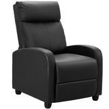 Homall Recliner Chair Padded Seat Pu Leather for Living Room Single Sofa Recliner Modern Recliner Seat Club Chair Home Theater Seating