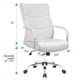 Homall Faux Leather High-Back Executive Ergonomic Office Desk Chair