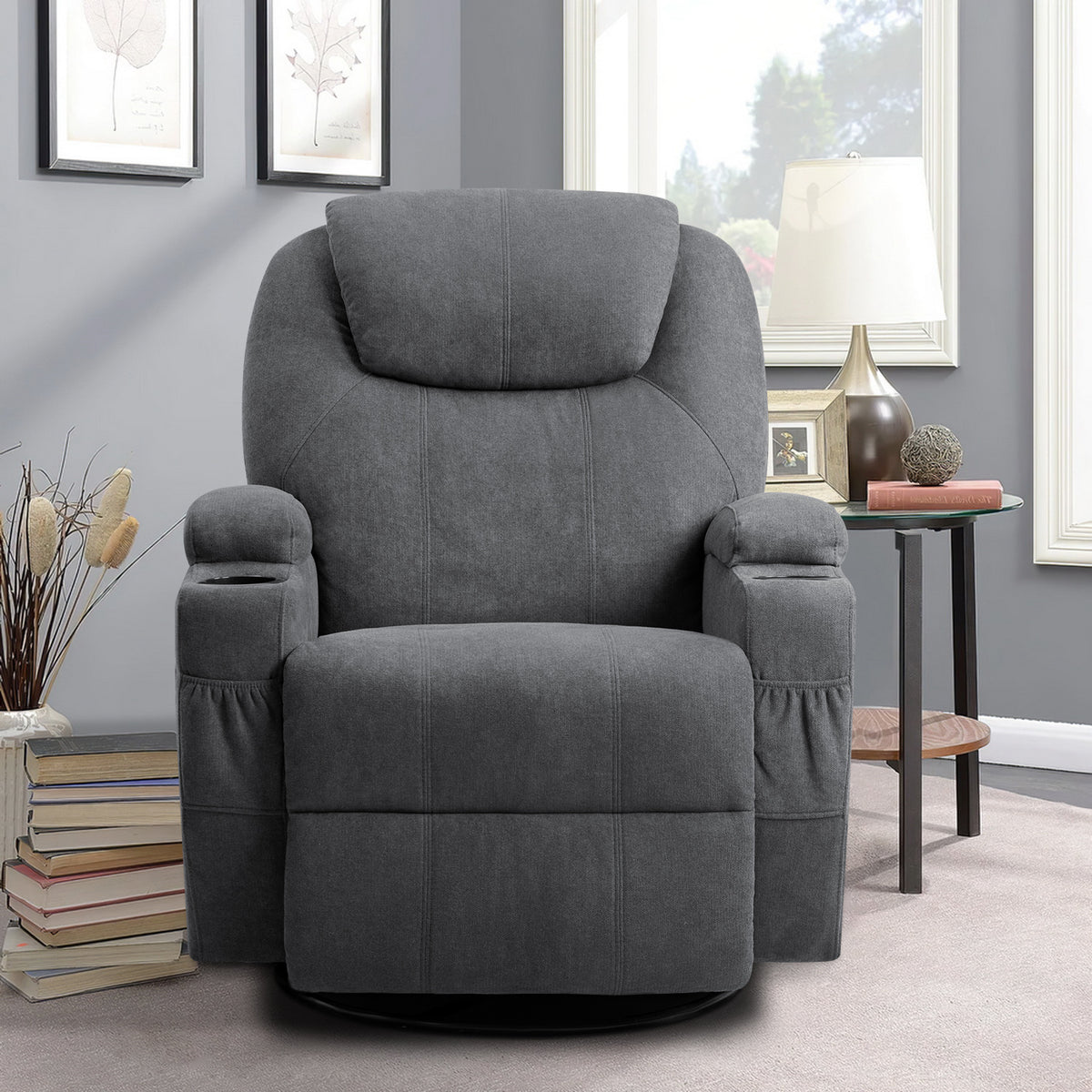 Heated rocker recliner hotsell