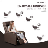 Homall Recliner Chair Padded Seat Pu Leather for Living Room Single Sofa Recliner Modern Recliner Seat Club Chair Home Theater Seating