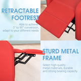 Homall Recliner Chair Padded Seat Pu Leather for Living Room Single Sofa Recliner Modern Recliner Seat Club Chair Home Theater Seating